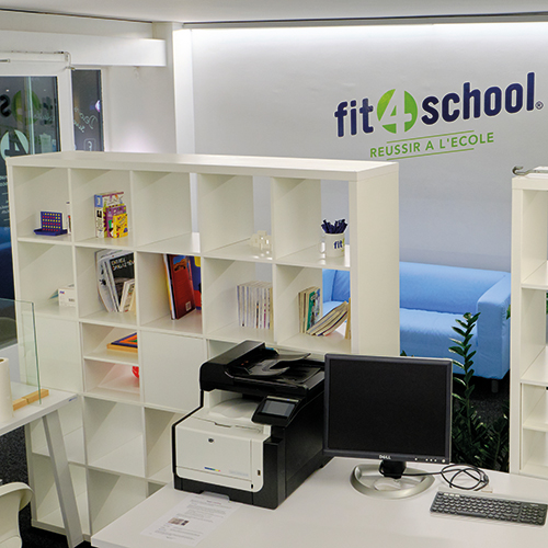 L'entrée du centre fit4school à Lausanne.