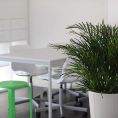 Foto eines Lernplatzes im Lerncenter Frick