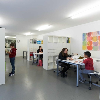 Foto des Innenraums des fit4school-Lern- und Coachingcenter Binningen