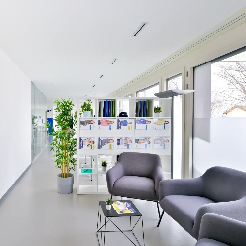 Foto einer Sitzecke im Lerncenter Horgen